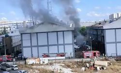 İstanbul- Başakşehir'de sanayi sitesinde yangın -1