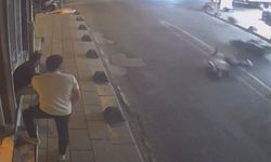 İstanbul- Bayrampaşa'da 2 motosikletin karıştığı kaza kamerada: 2 yaralı