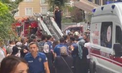 İstanbul- Küçükçekmece'de 5 katlı binada yangın -1
