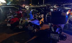 İstanbul - Sarıyer Sahilyolu'nda kaldırıma park edilen 22 motosiklete ceza