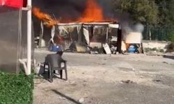 İstanbuol - Bakırköy'deki Sosyete Pazar'ının çay ocağında yangın