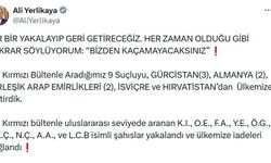 Kırmızı bültenle aranan 9 suçlunun Türkiye'ye iadesi sağlandı