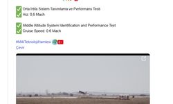 KIZILELMA PT-3 orta irtifa testini başarıyla tamamladı