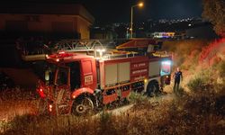 Kızına hediye olarak aldığı otomobil alev alev yandı