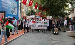 Kocaeli'de Küresel Sumud Filosu'na destek yürüyüşü