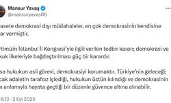 Mansur Yavaş: Tedbir kararı, hukuk ilkeleriyle bağdaştırılması güç bir karardır