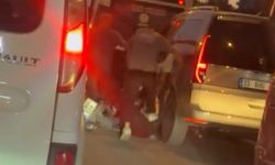 Mersin'de trafik kavgası kamerada