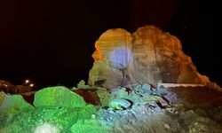 Nevşehir'in simge noktalarından Kadıkalesi'nden kaya parçası düştü; 3 ev tahliye edildi / Ek fotoğraflar