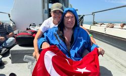 Otizmli ultra maraton yüzücüsü Tuna, Cebelitarık Boğazı'nı geçmek için yüzmeye başladı