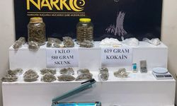 Oto tamircideki okul çantasından uyuşturucu çıktı