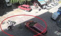 Otomobille çarpışan motosikletin sürücüsü yaralandı
