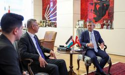 Özgür Özel, Filistin Büyükelçisi Mustafa'yı kabul etti