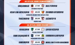 Süper Lig'de 5'inci ve 6'ncı hafta programları açıklandı