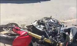 Tamir ettiği motosikletin test sürüşünde yaralandı