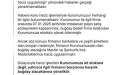 TMO'dan haciz iddialarına ilişkin açıklama