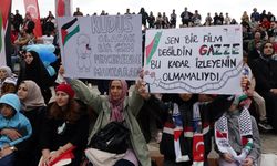 Trabzon'dan Filistin'e destek