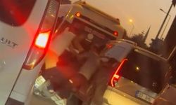 Trafikte sürücüyü darbeden motosikletli 2 kişi gözaltına alındı