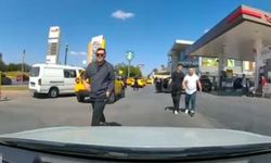Trafikte tartıştığı sürücünün üzerine yürümüştü; ehliyetine el konuldu