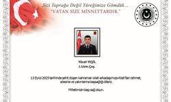 Uygulama noktasında otomobilin çarptığı uzman çavuş şehit oldu (3)