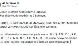 13'ü kırmızı bültenle aranan 15 suçlunun iadesi sağlandı