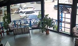 22 gün arayla aynı kavşakta kaza yaptı / Video eklendi