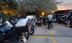 Almanya'dan gelen motosiklet tutkunları İzmir'de; 84 yaşında, 6 bin kilometre katedecek