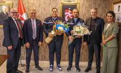 Avrupa Şampiyonu Havvanur Kethüda'dan Trabzonspor'a ziyaret