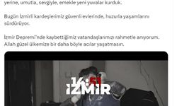 Bakan Kurum'dan İzmir depreminin yıl dönümüne ilişkin paylaşım