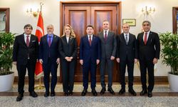 Bakan Tunç, TBB Başkanı Sağkan'ı kabul etti