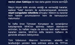 Başakşehir'den, MHK'ye tepki