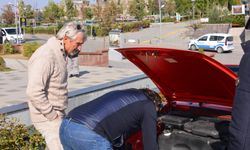 Belçikalı gezginler, klasik otomobilleriyle Erzurum'da / Ek fotoğraflar