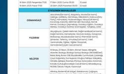 Bursa'da planlı su kesintileri 6 gün daha uzatıldı