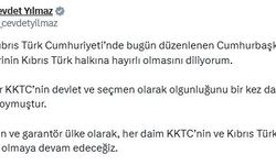 Cevdet Yılmaz: Anavatan ve garantör ülke olarak, KKTC'nin yanında olmaya devam edeceğiz