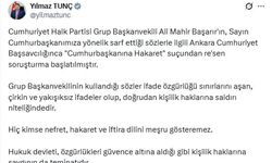 CHP'li Başarır hakkında 'Cumhurbaşkanına hakaret' suçundan soruşturma başlatıldı