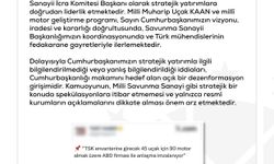 DMM'den KAAN uçaklarının motorlarına yönelik iddialara ilişkin açıklama