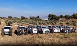 Dronla tespit edilen 9 kaçak avcı yakalandı