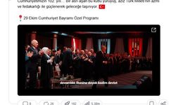 Emine Erdoğan'dan 29 Ekim Özel Programı'na ilişkin paylaşım