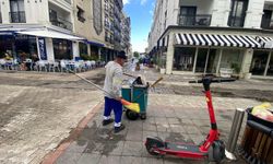 Fethiye'de sağanak sonrası sel suları çekildi; temizlik çalışması yapıldı