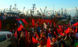 Gazze'ye insani yardım ulaştırmak isteyen filoya Akçakoca'dan destek