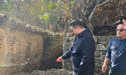 Gökçeada'da sağanak su baskınlarına yol açtı; heyelan nedeniyle yol kapandı (2)