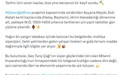 Hatay'da çivi yazılı tabletler gün yüzüne çıkarıldı