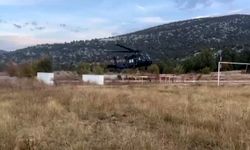 İnceleme için çıktıkları dağda kaybolan 2 mühendis, bulunup askeri helikopterle kurtarıldı