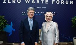 İstanbul - Emine Erdoğan, BM Sürdürülebilir Kalkınma Çözümleri Ağı Başkanı Sachs ile görüştü