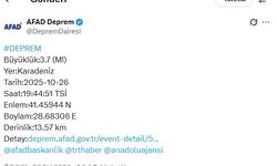 İstanbul - İstanbul'da 3.7 büyüklüğünde deprem