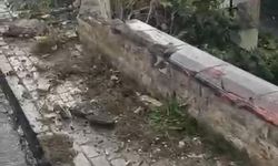 İstanbul - Sarıyer'de seyir halindeki TIR devrildi, çocuk parkında faciadan dönüldü-1