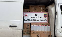 İzmir'de 1 ton etil alkol ele geçirildi