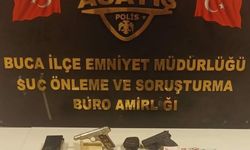 İzmir'de ruhsatsız silah ve uyuşturucu operasyonu; 6 gözaltı