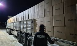 Kırşehir'de TIR'da yapılan aramada 980 kolu boş makaron ele geçirildi; 1 tutuklama