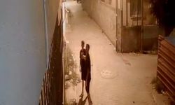 Korkuluklardan tırmanıp, penceredeki kediyi çaldılar