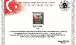 MSB: Tokat'ta eğitimde rahatsızlanan Piyade Er Eyüp Güner şehit oldu